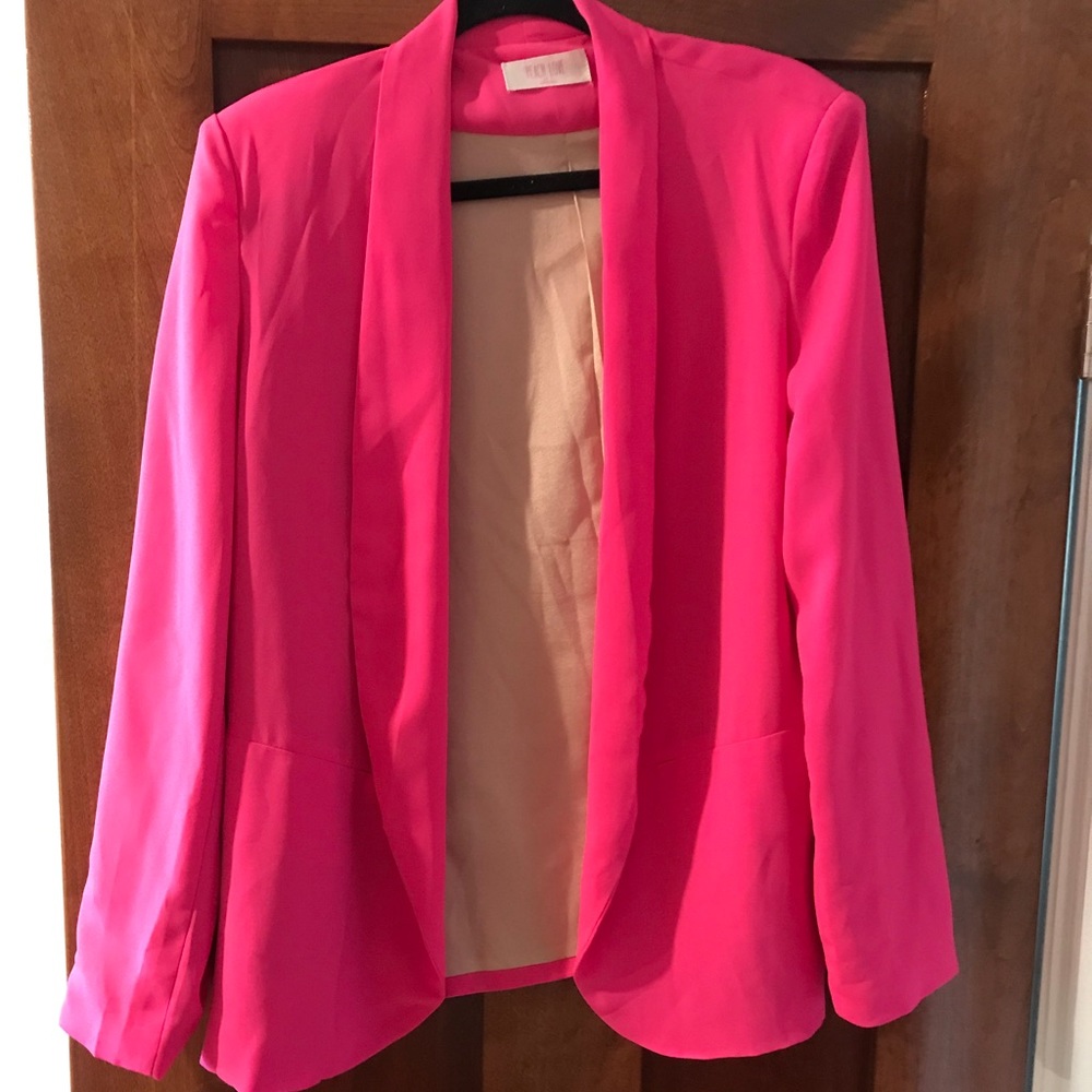 Pink blazer